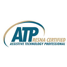 ATP RESNA Certified Assistive Technology Professional logo.